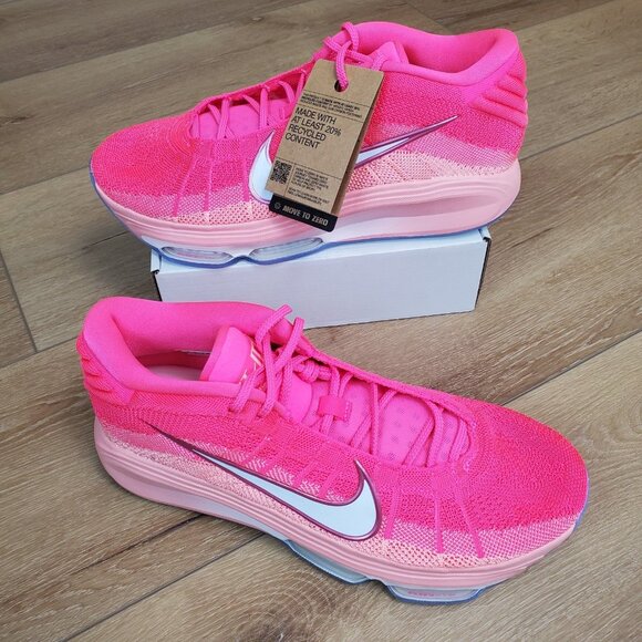 Nike Air Zoom GT Hustle 3 Kay Yow Cancer Awareness HQ4996-600 Mens 13.5 /Wmns 15 - Picture 1 of 9